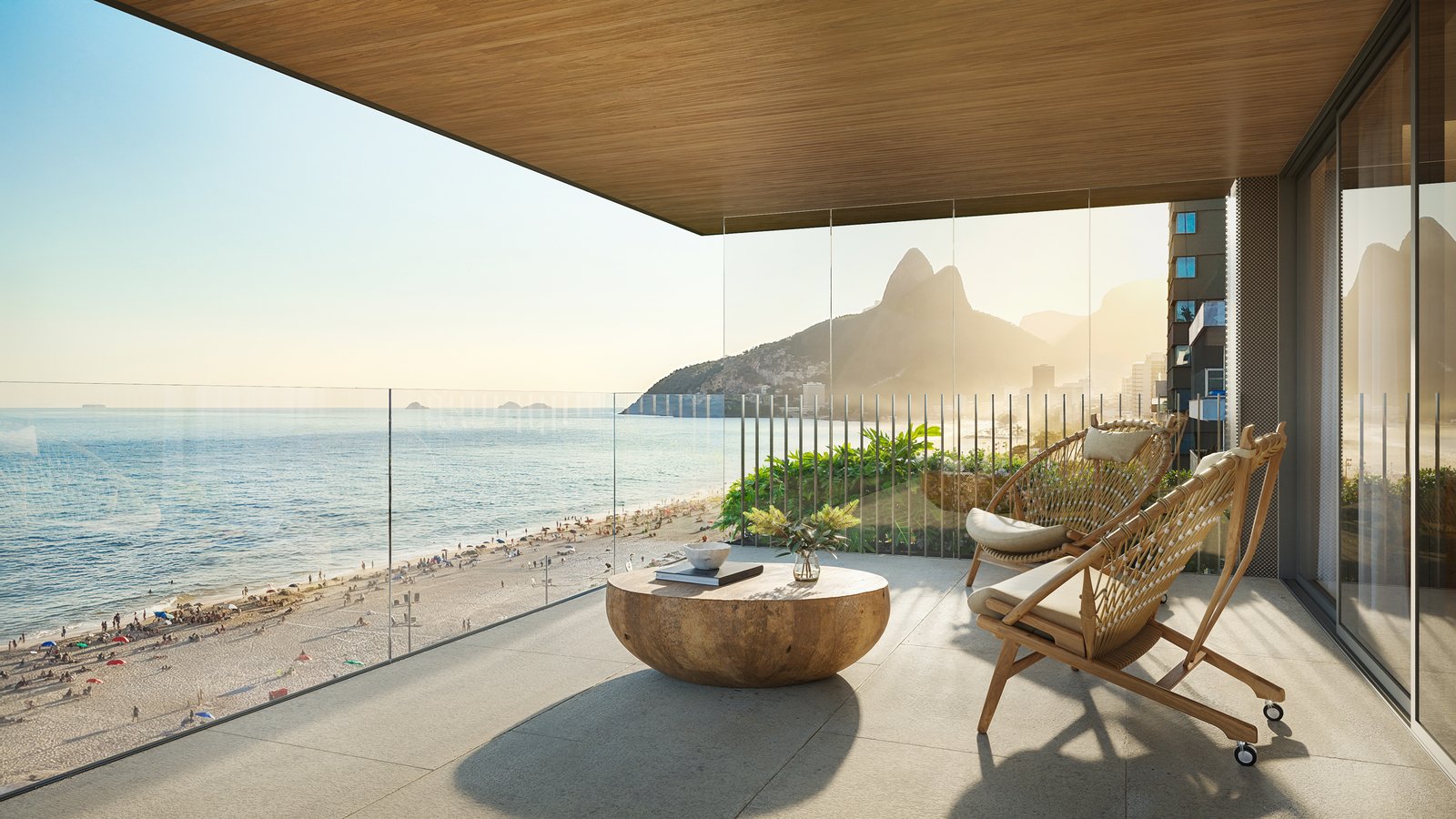 Varanda com Vista Mar